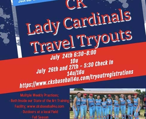 CK Lady Cardinals Travel Tryouts