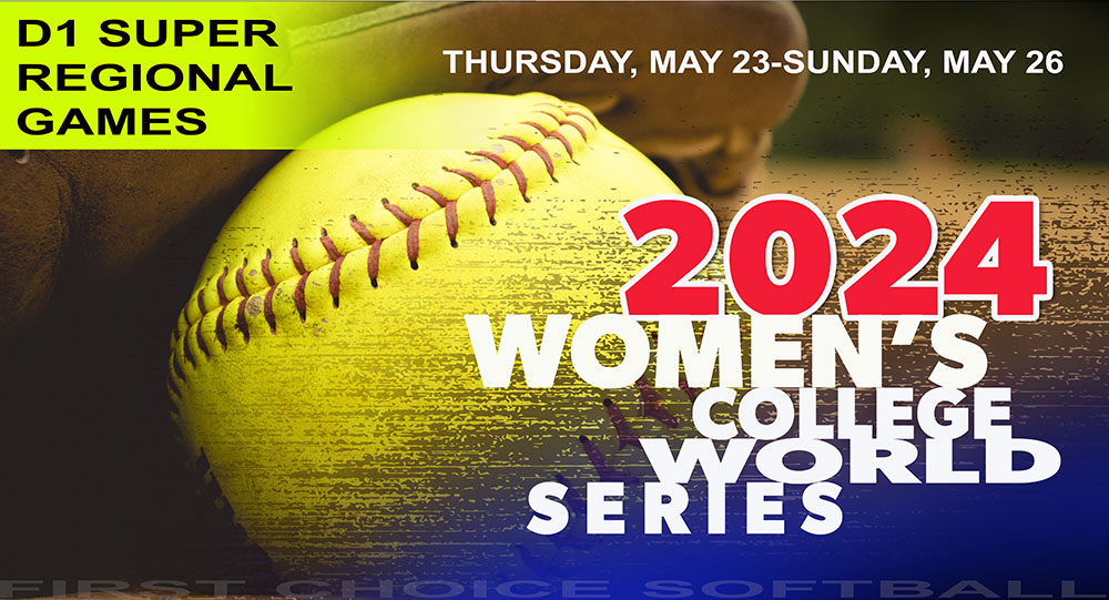 2024 Women's College World Series Softball Television Schedule - First ...